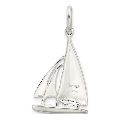 Sterling Silver Sailboat Charm – view 5