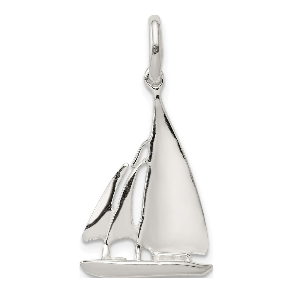 Sterling Silver Sailboat Charm