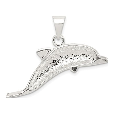 Sterling Silver Dolphin Pendant – view 5