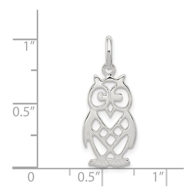 Sterling Silver Owl Charm – view 4
