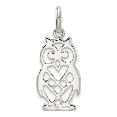 Sterling Silver Owl Charm – view 5