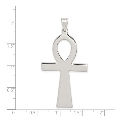 Sterling Silver Ankh Cross Pendant – view 4