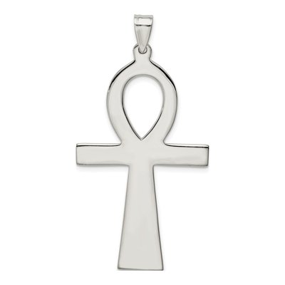Sterling Silver Ankh Cross Pendant – view 5