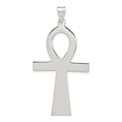 Sterling Silver Ankh Cross Pendant