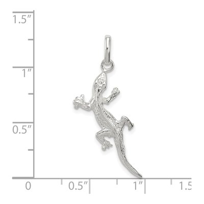 Sterling Silver Lizard Pendant – view 4