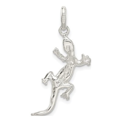 Sterling Silver Lizard Pendant – view 5