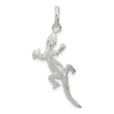 Sterling Silver Lizard Pendant