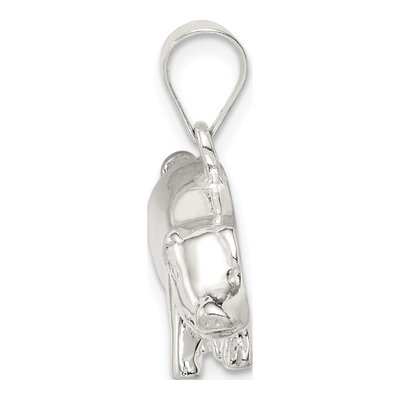 Sterling Silver Pig Pendant – view 3