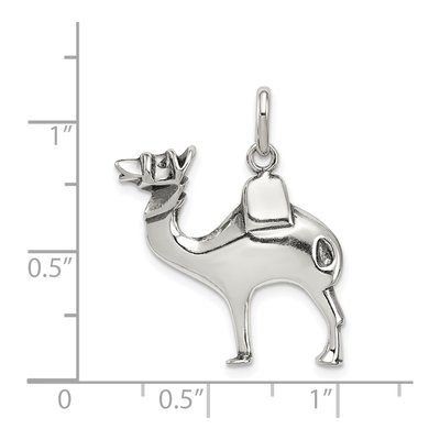 Sterling Silver Antiqued Camel Pendant – view 4
