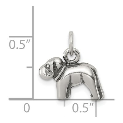 Sterling Silver Dog Pendant – view 3