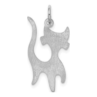 Sterling Silver Cat Pendant – view 5