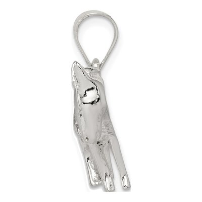 Sterling Silver Donkey Pendant – view 3