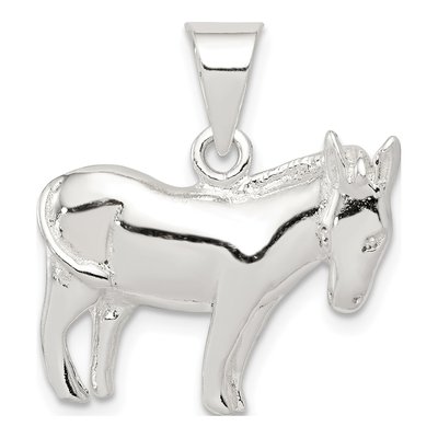 Sterling Silver Donkey Pendant