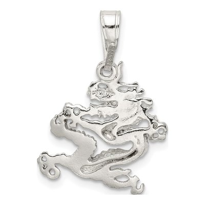 Sterling Silver Dragon Pendant – view 5