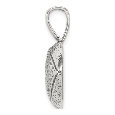 Sterling Silver Antiqued Football Pendant – view 3
