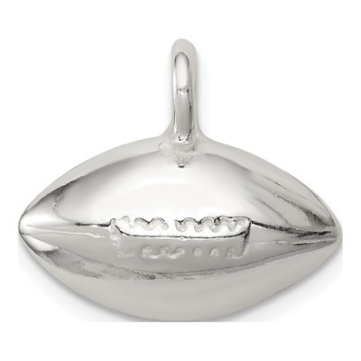 Sterling Silver Football Pendant