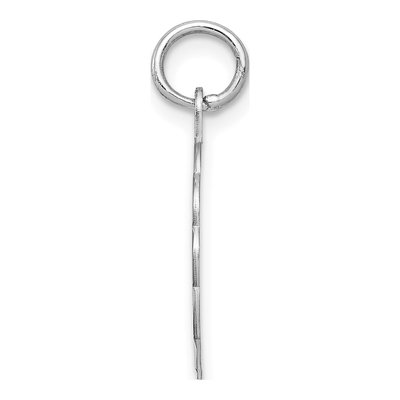 Sterling Silver Letter A Charm – view 3