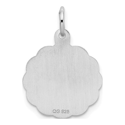Sterling Silver Letter B Charm – view 4