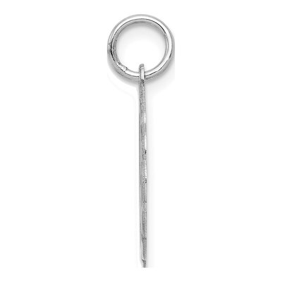 Sterling Silver Letter E Pendant – view 3