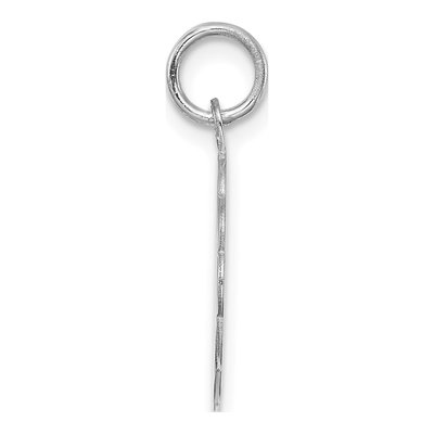 Sterling Silver Letter F Pendant – view 2