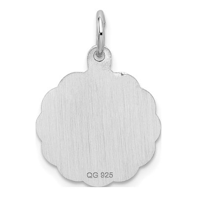 Sterling Silver Letter G Pendant – view 4