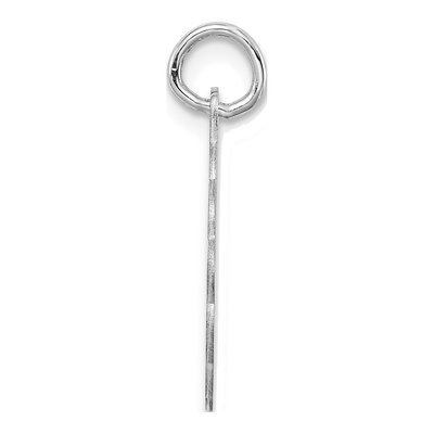 Sterling Silver Letter L Pendant – view 3