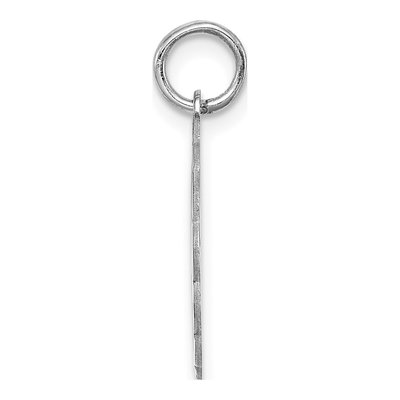 Sterling Silver Letter M Pendant – view 3