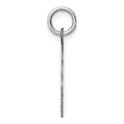 Sterling Silver Letter N Pendant – view 3