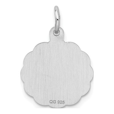 Sterling Silver Letter N Pendant – view 4