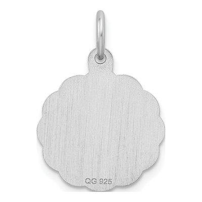 Sterling Silver Letter S Pendant – view 4