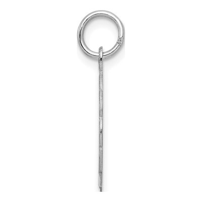 Sterling Silver Letter T Pendant – view 3