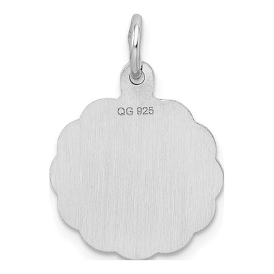 Sterling Silver Letter T Pendant – view 4