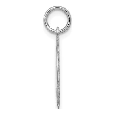 Sterling Silver Letter W Pendant – view 3