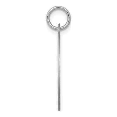 Sterling Silver Letter A Charm – view 3