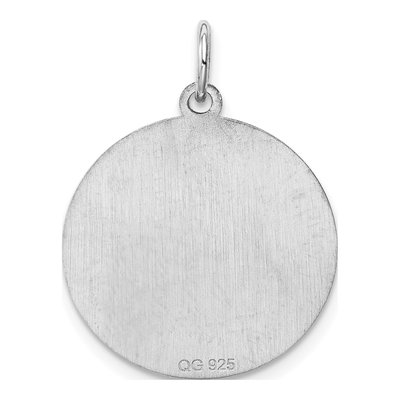 Sterling Silver Letter D Pendant – view 4