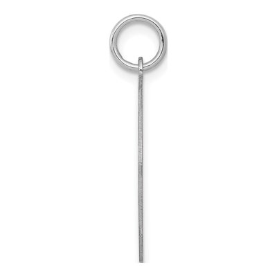 Sterling Silver Letter F Charm – view 2