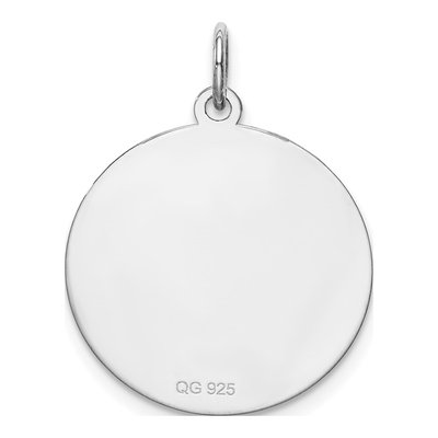 Sterling Silver Letter F Charm – view 4