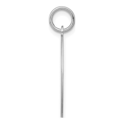 Sterling Silver Letter I Initial Charm – view 2