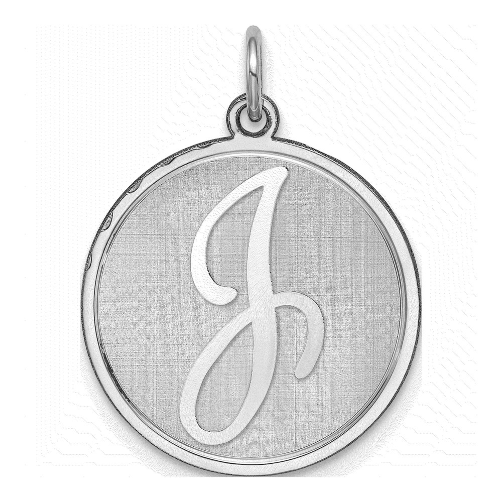 Sterling Silver Letter J Charm