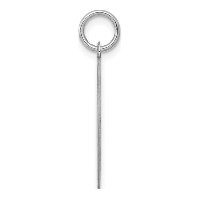 Sterling Silver Letter M Pendant – view 2