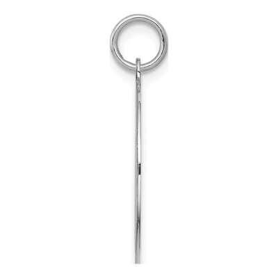 Sterling Silver Letter P Pendant – view 2