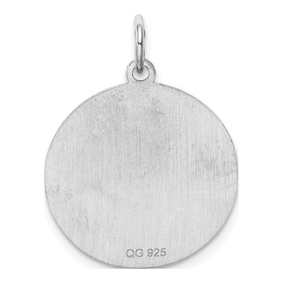 Sterling Silver Letter P Pendant – view 4