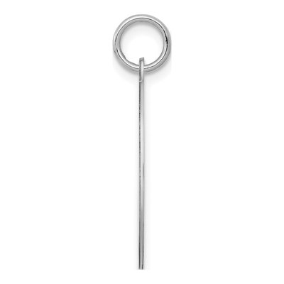Sterling Silver Letter R Pendant – view 2