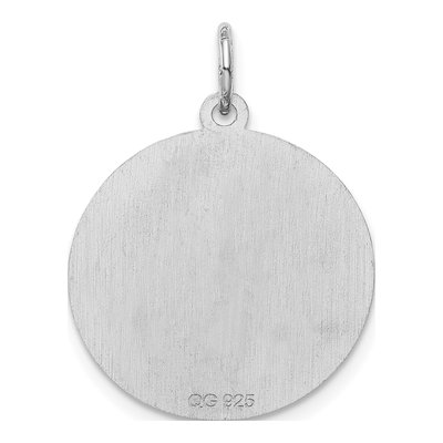 Sterling Silver Letter R Pendant – view 4