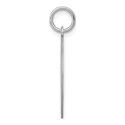 Sterling Silver Letter T Charm – view 2