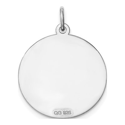 Sterling Silver Letter V Charm – view 4