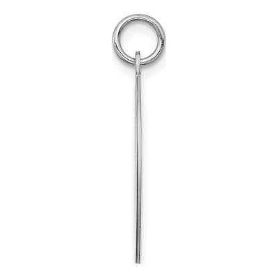 Sterling Silver Letter W Charm – view 2
