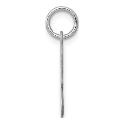 Sterling Silver Letter A Pendant – view 2