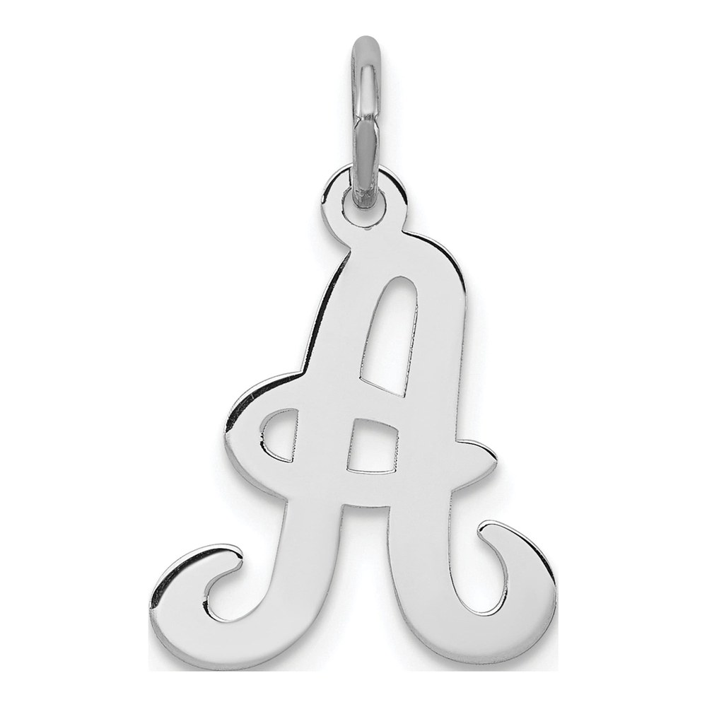 Sterling Silver Letter A Pendant