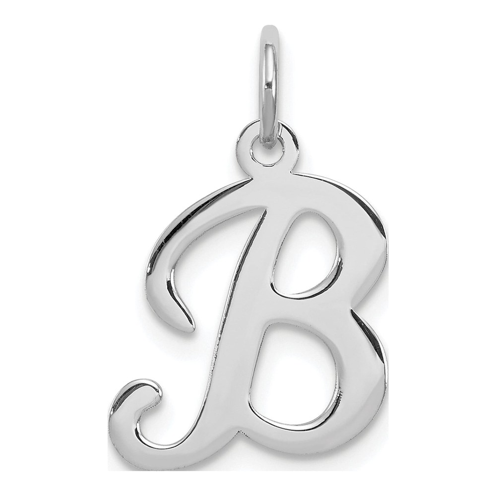 Sterling Silver Letter B Charm
